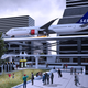 Illustration for article titled We Cannot Allow This Awful Idea for Airport Design to Become Real